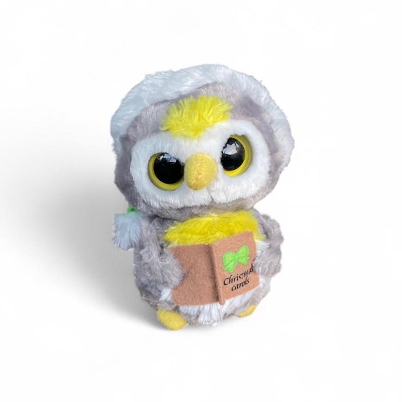 Grey/yellow/white owl plush - Picture 1 of 2